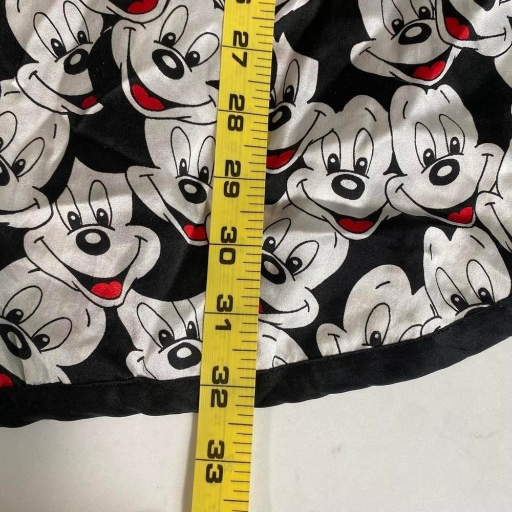 Vintage Walt Disney World‎ 100% Silk Mickey Mouse Sleep Shirt Pajama Top XL - Picture 5 of 5